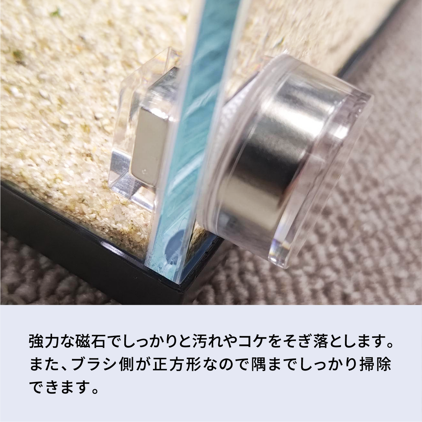 クリアマグネットブラシ(水槽用)