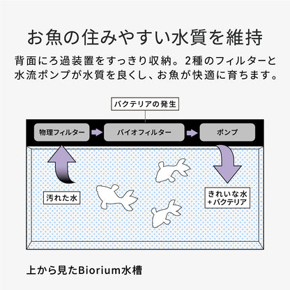 Biorium（ビオリウム）  Smart Aquarium　オールインワン水槽